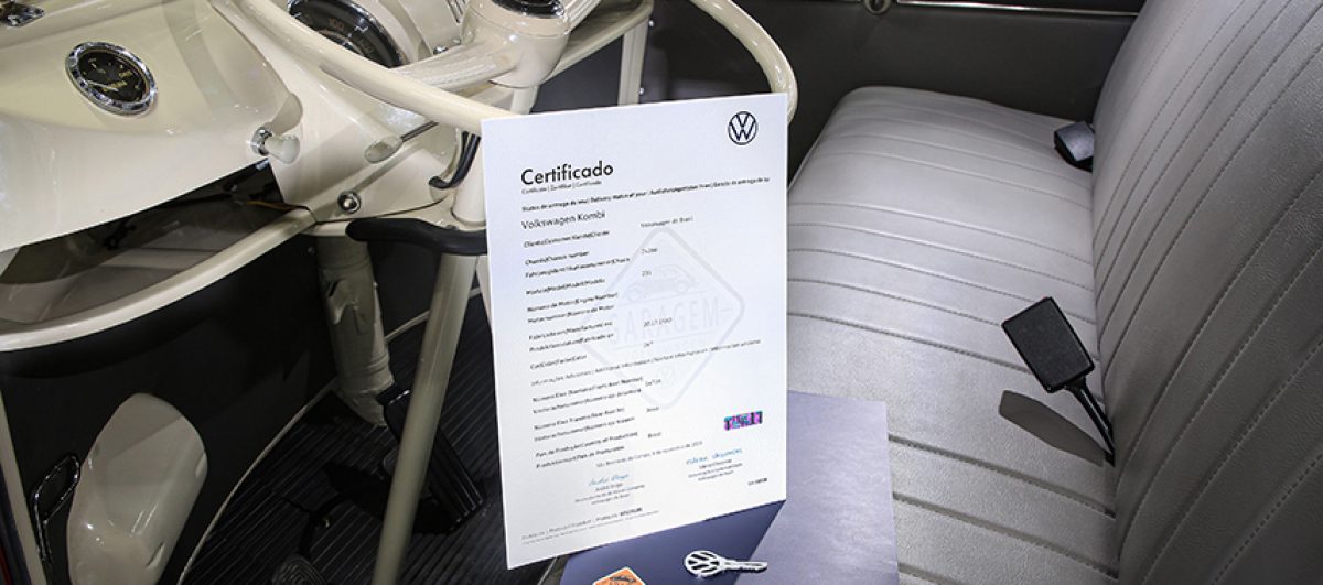 Brasileiros ganham Certificado de Veículos Clássicos da Volkswagen