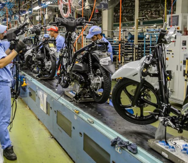 Produção de motocicletas no país é a maior registrada em maio desde 2012